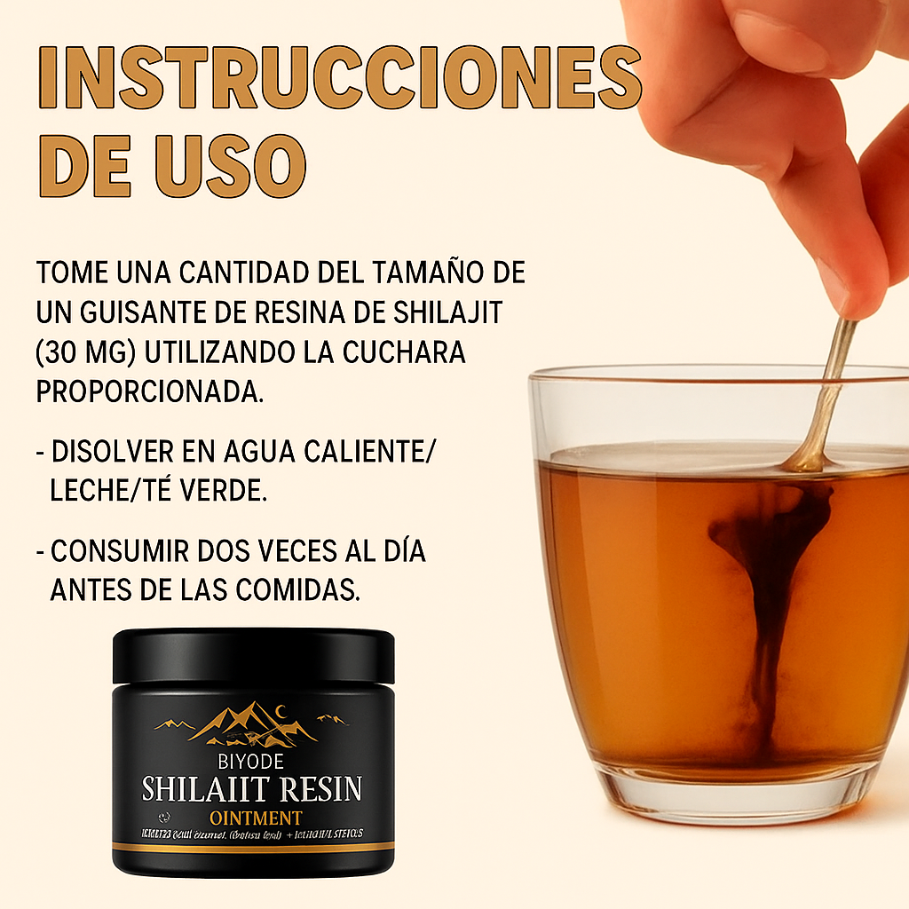 Shilajit 100% puro 💎 Fuente de energía vital del Himalaya