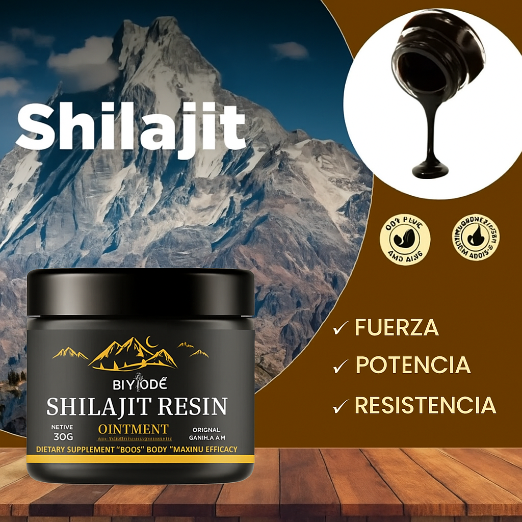 Shilajit 100% puro 💎 Fuente de energía vital del Himalaya