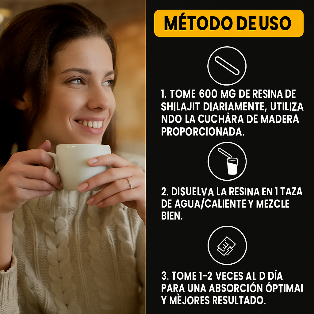 Shilajit 100% puro 💎 Fuente de energía vital del Himalaya